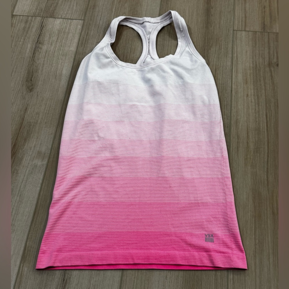 VSX Sport Victoriaโs Secret Ombrรฉ Racerback Tank | Size Small